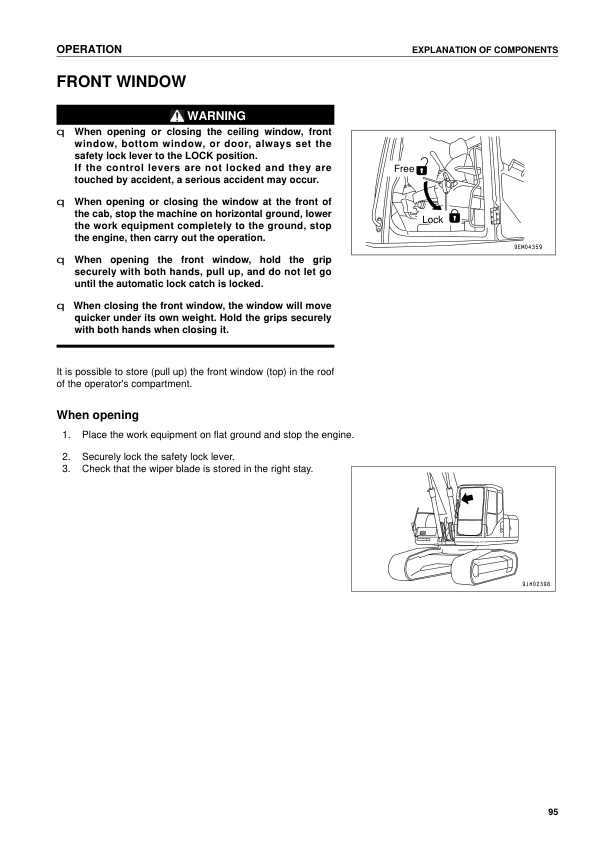 Komatsu PC290LC-7K PC290NLC-7K Excavator Operation and Maintenance Manual SN K40395 and UP - Image 16