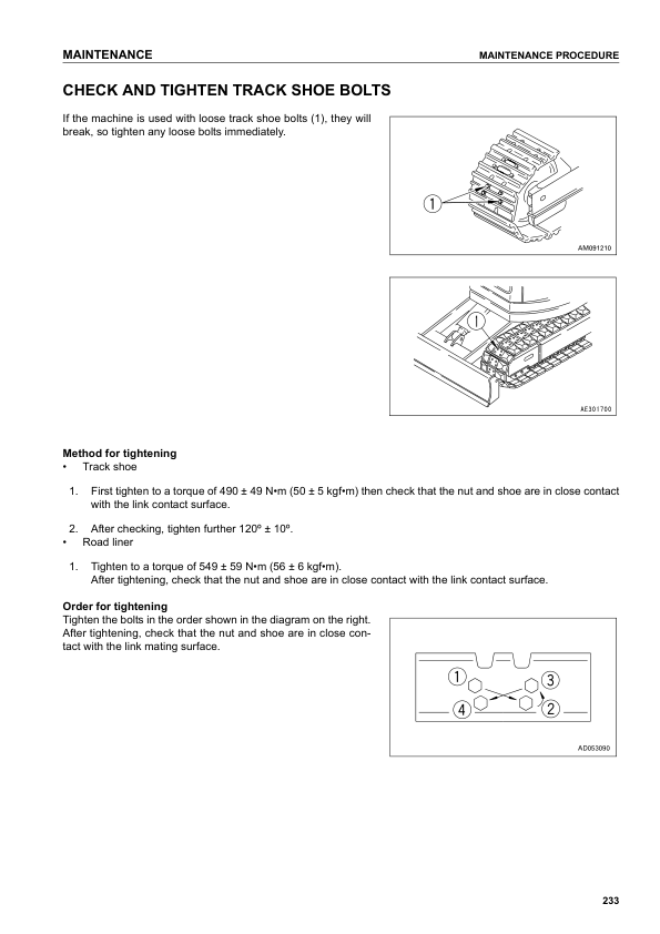 Komatsu PC290LC-7K PC290NLC-7k Excavator Operation and Maintenance Manual SN K40001 and UP - Image 12