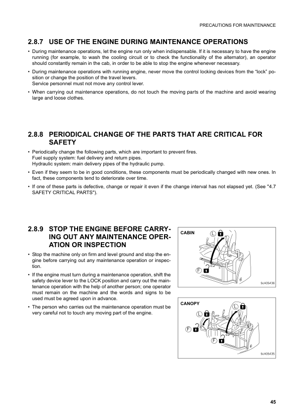 Komatsu PC30MR-2 PC35MR-2 Galeo Excavator Operation and Maintenance Manual SN 20001 5001 and UP - Image 14