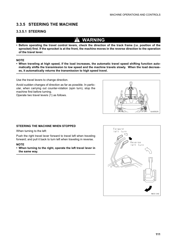 Komatsu PC30MR-2 PC35MR-2 Galeo Excavator Operation and Maintenance Manual SN 20001 5001 and UP - Image 11