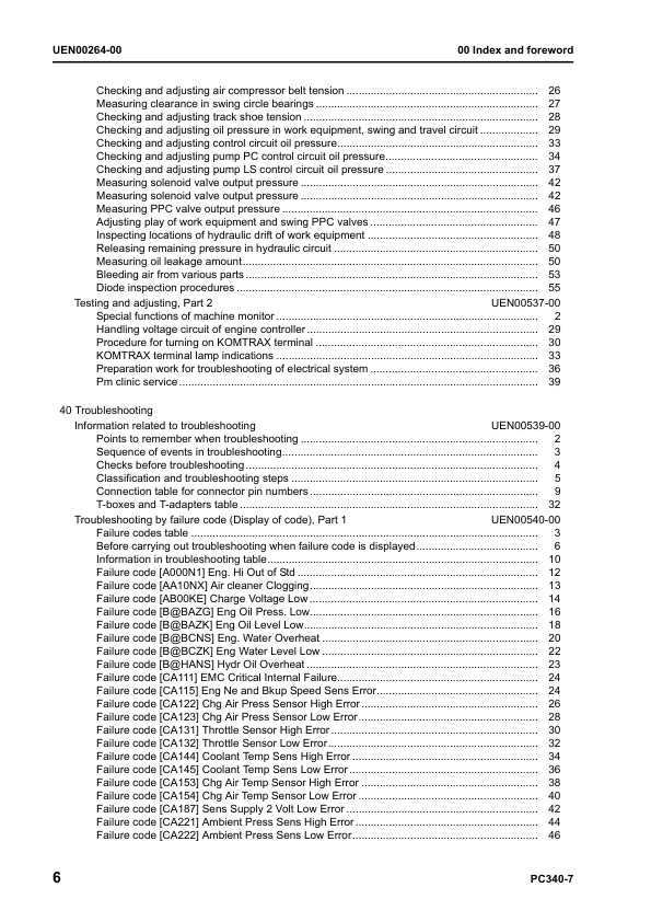 Komatsu PC340LC-7 PC340NLC-7 Excavator Workshop Manual SN K45001 and UP - Image 8