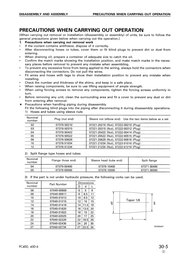 Komatsu PC400 PC450 LC-6 Excavator Workshop Manual SN 32001 12001 and UP - Image 16