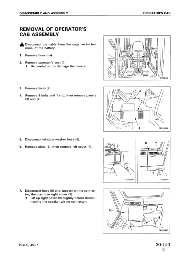 Komatsu PC400 PC450 LC-6 Excavator Workshop Manual SN 32001 12001 and UP - Image 17