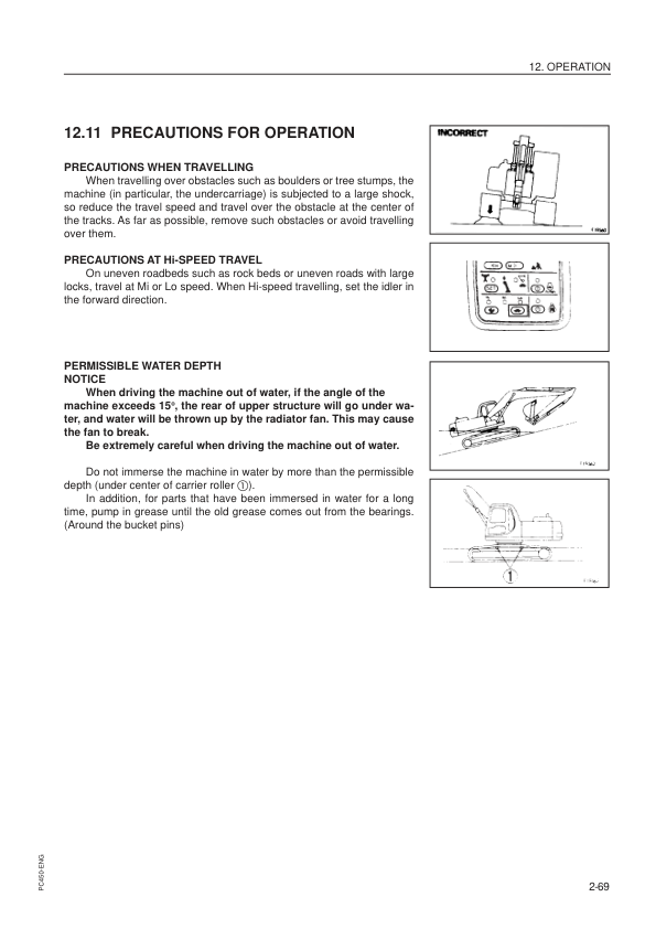 Komatsu PC450-6K PC450LC-6K Excavator Operation and Maintenance Manual K30001 and UP - Image 11
