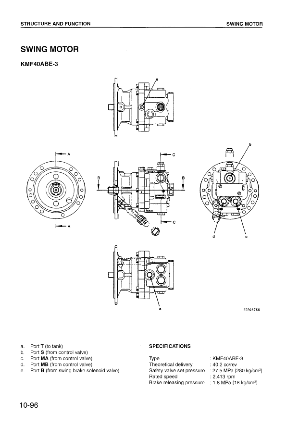 Komatsu PW130ES-6K Excavator Workshop Manual SN K30545 and UP - Image 10