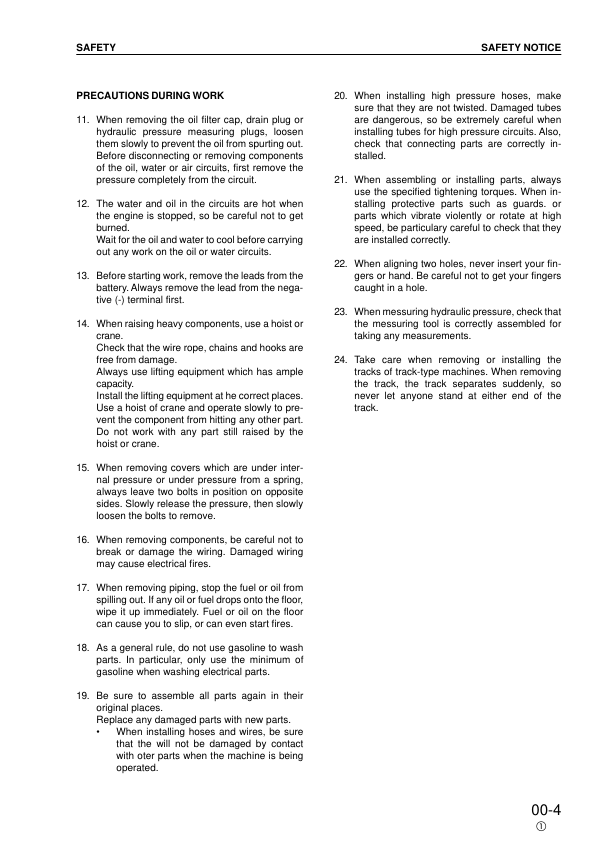 Komatsu PW130ES-6K Excavator Workshop Manual SN K30545 and UP - Image 7