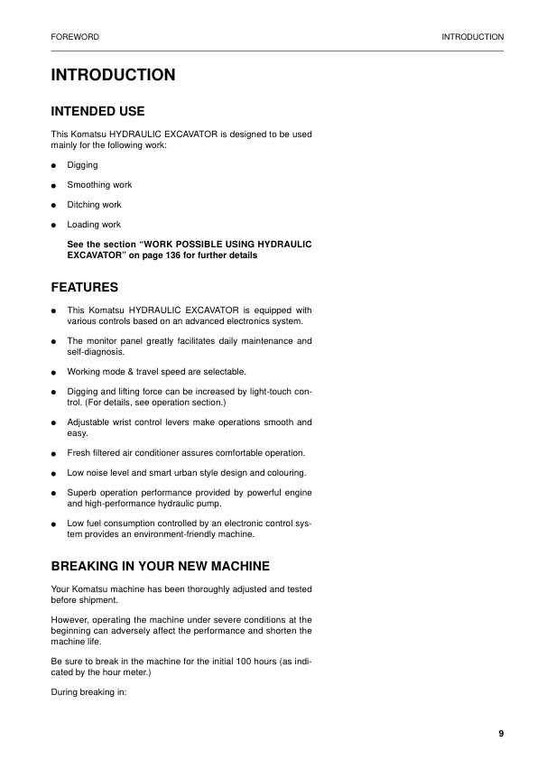 Komatsu PW150ES-6K Excavator Operation and Maintenance Manual SN K35001 and UP - Image 6