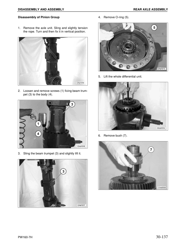 Komatsu PW160-7H Excavator Workshop Manual SN 50051 and UP - Image 13