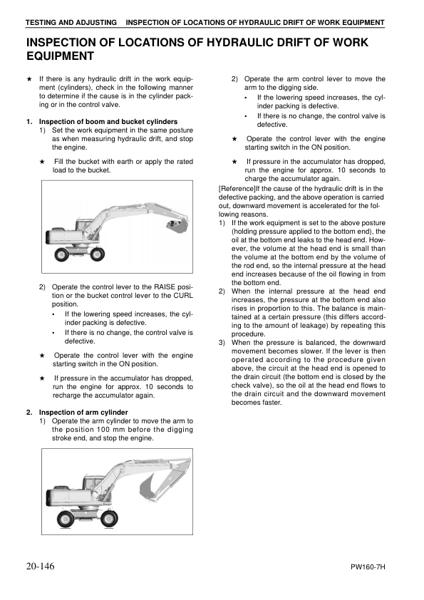 Komatsu PW160-7H Wheel Loader Workshop Manual SN H50051 and UP - Image 10