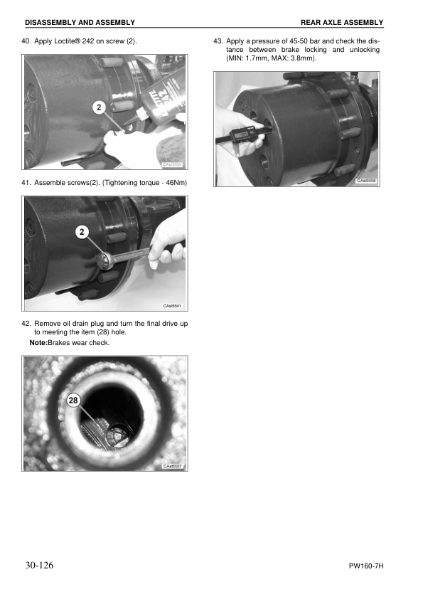 Komatsu PW160-7H Wheel Loader Workshop Manual SN H50051 and UP - Image 13