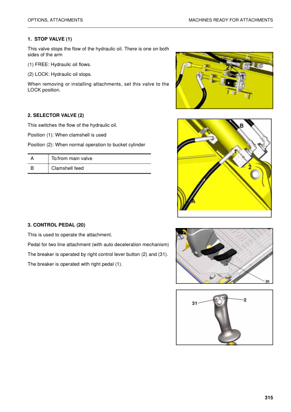 Komatsu PW160-7K Wheeled Excavator Operation and Maintenance Manual SN K40001 and UP - Image 12
