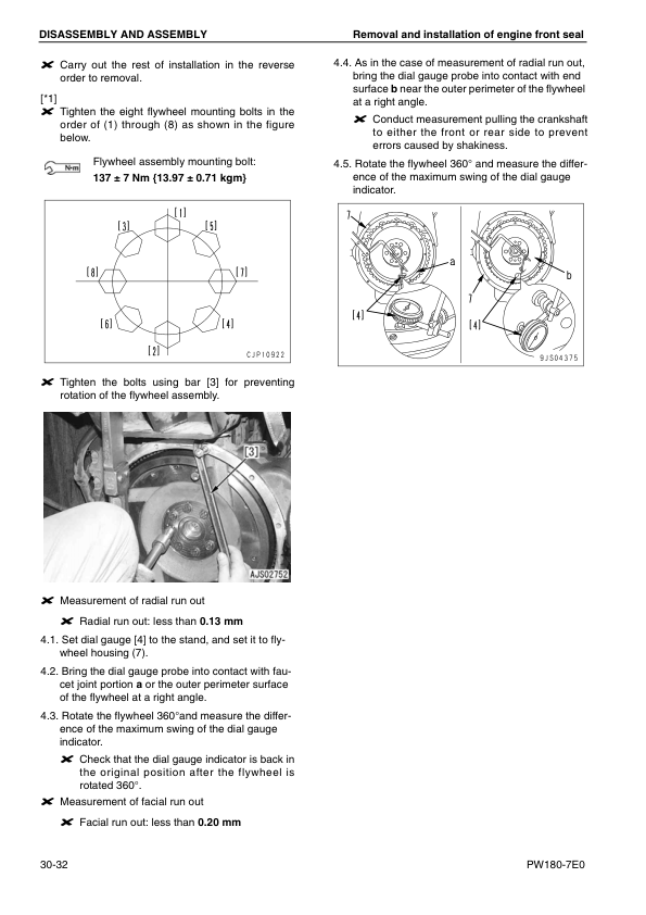 Komatsu PW180-7E0 Excavator Workshop Manual SN H50051 and UP - Image 16