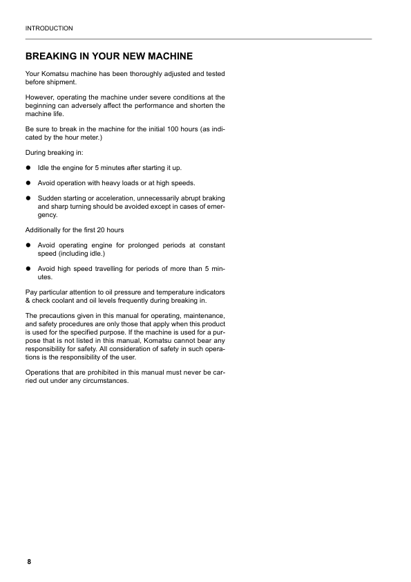 Komatsu PW200-7K PW220-7K Wheeled Excavator Operation and Maintenance Manual SN K40146 and UP - Image 7