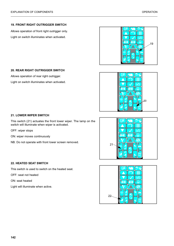 Komatsu PW200-7K PW220-7K Wheeled Excavator Operation and Maintenance Manual SN K40146 and UP - Image 10