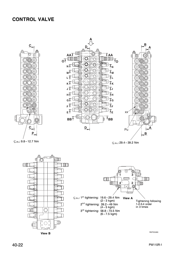 Komatsu PW95R-2 Excavator Workshop Manual SN 21D020001 and UP - Image 15