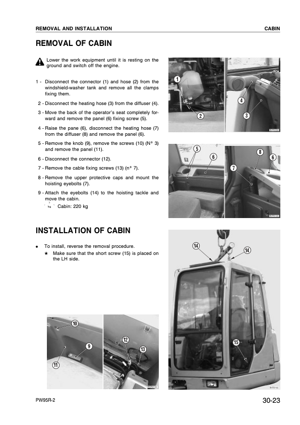 Komatsu PW95R-2 Excavator Workshop Manual SN 21D020001 and UP - Image 11
