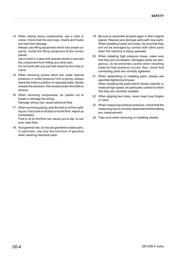 Komatsu SK1026-5 Turbo Skid Steer Workshop Manual WEBD005200 - Image 6