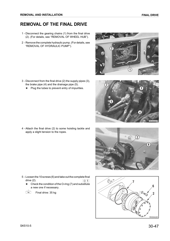 Komatsu SK510-5 Skid Steer Workshop Manual SN 37DF00001 and UP - Image 9