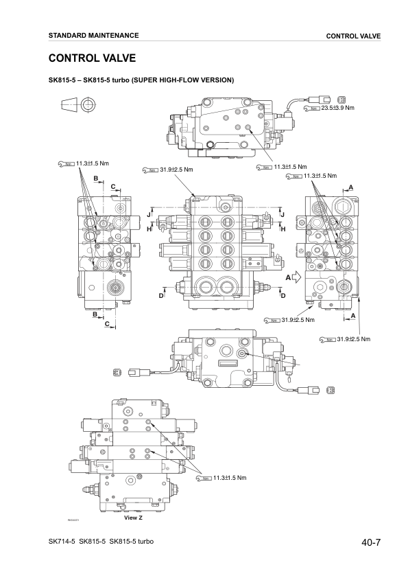 Komatsu SK714-5 SK815-5 SK815-5 Turbo Skid Steer Workshop Manual WEBM005501 - Image 11
