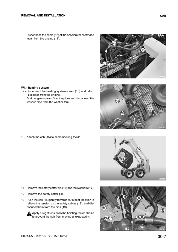 Komatsu SK714-5 SK815-5 SK815-5 Turbo Skid Steer Workshop Manual WEBM005501 - Image 8