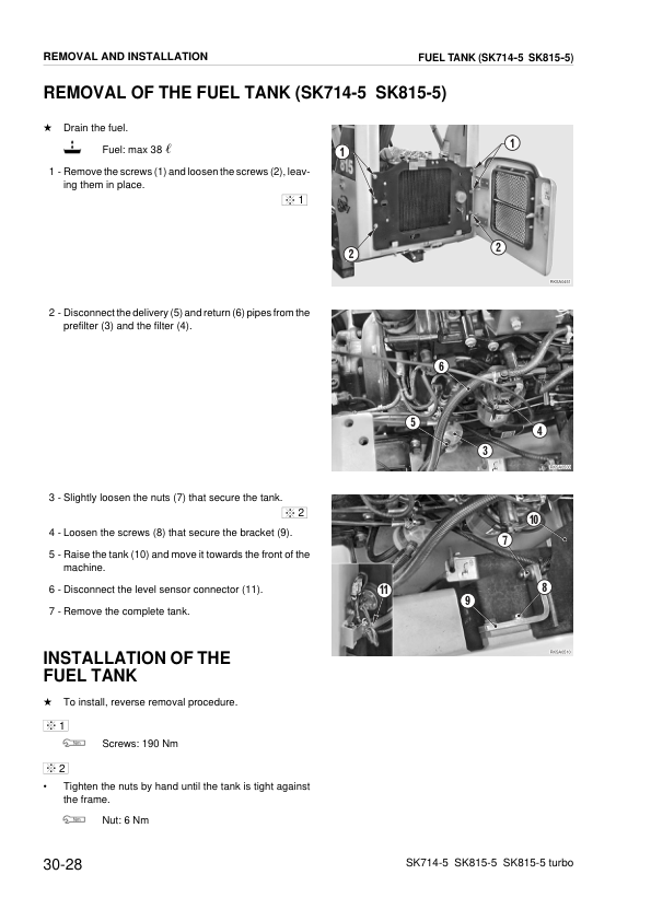 Komatsu SK714-5 SK815-5 SK815-5 Turbo Skid Steer Workshop Manual WEBM005600 - Image 11