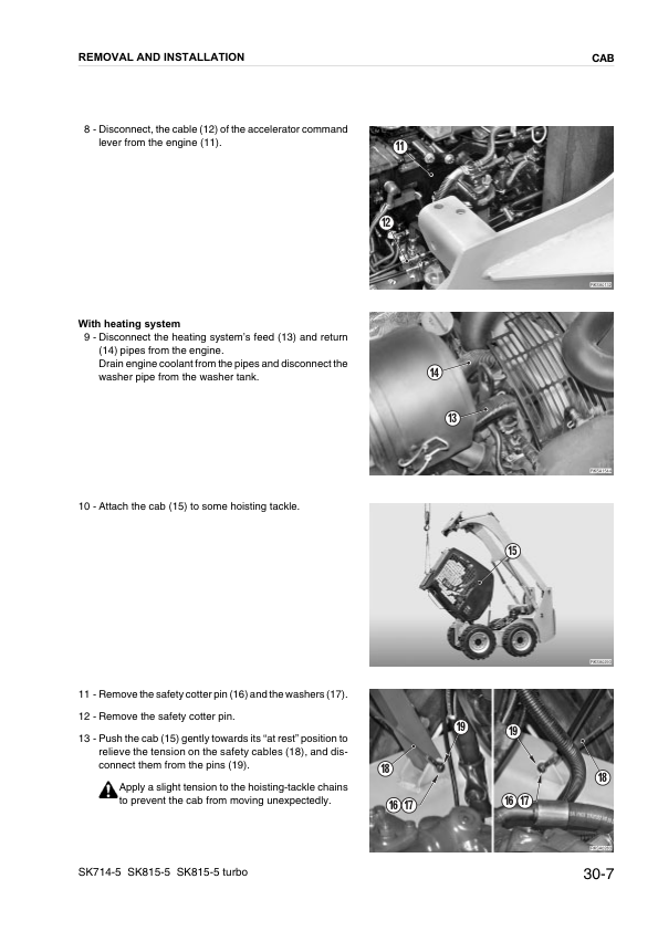Komatsu SK815-5 SK815-5 Turbo Skid Steer Workshop Manual WEBM005500 - Image 9