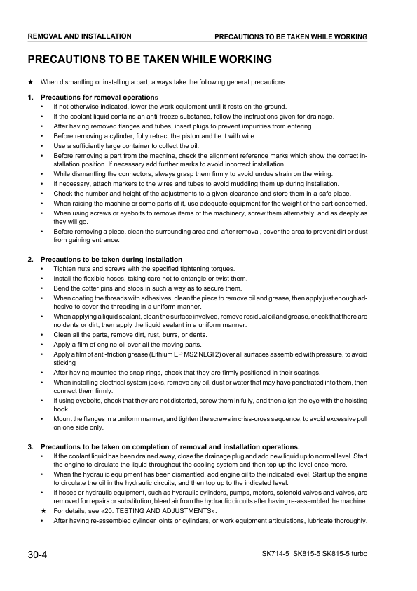 Komatsu SK815-5 SK815-5 Turbo Skid Steer Workshop Manual WEBM005501 - Image 9