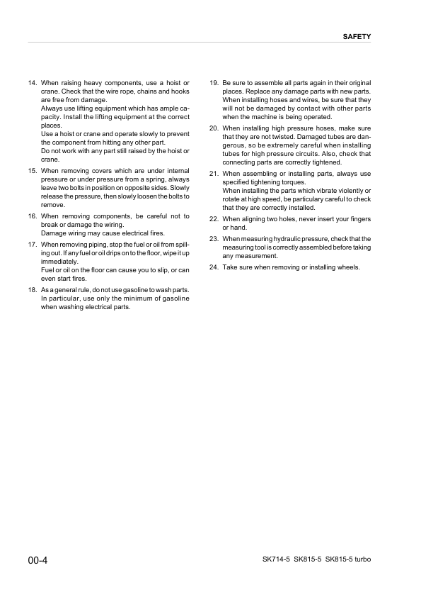 Komatsu SK815-5 SK815-5 Turbo Skid Steer Workshop Manual WEBM005501 - Image 7