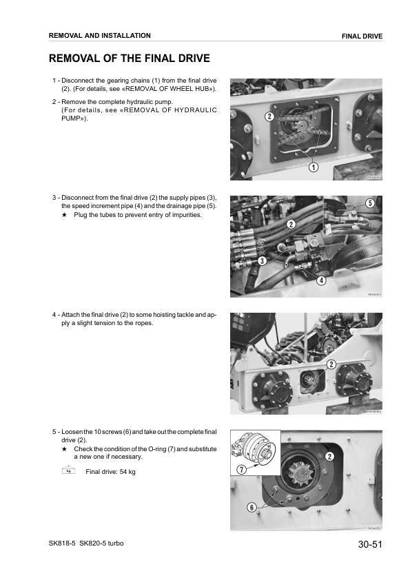 Komatsu SK818-5 SK820-5 Skid Steer Workshop Manual WEBM005200 - Image 12
