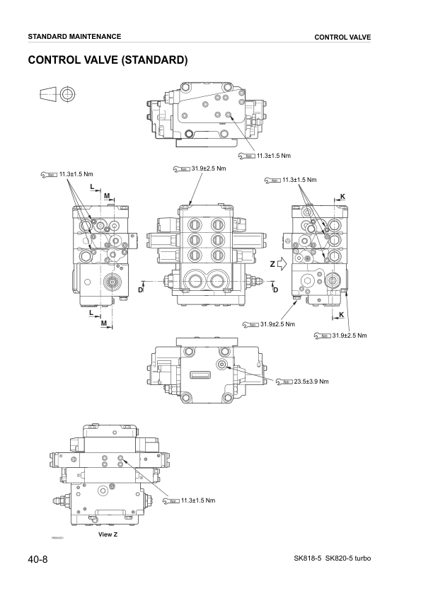 Komatsu SK818-5 SK820-5 Turbo Skid Steer Workshop Manual WEBM005000 - Image 11