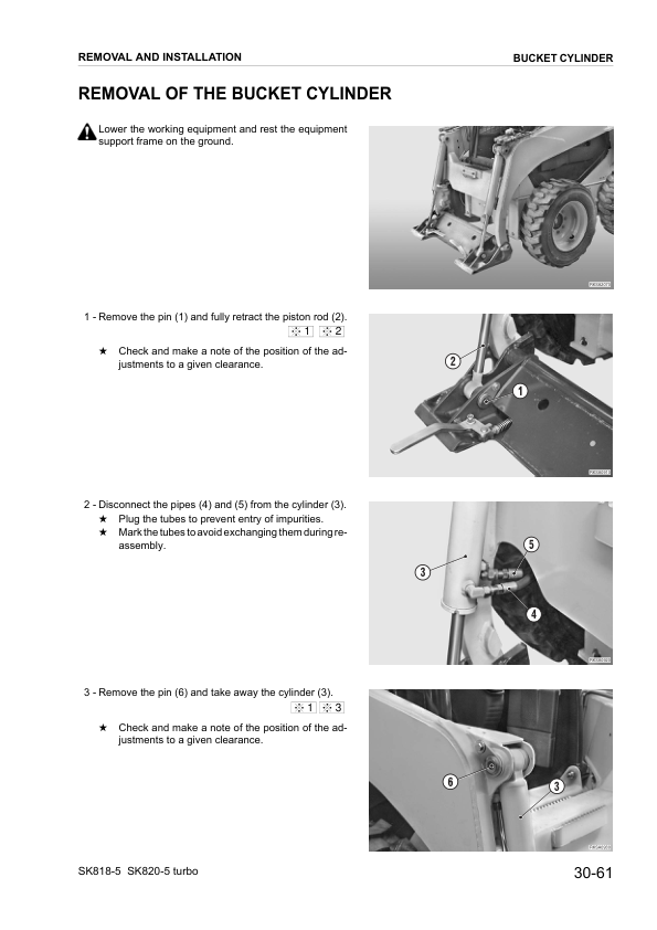 Komatsu SK818-5 SK820-5 Turbo Skid Steer Workshop Manual WEBM005001 - Image 11