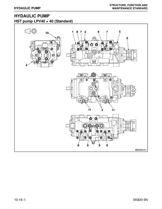 Komatsu SK820-5N Skid Steer Workshop Manual SN A40001 and UP - Image 15