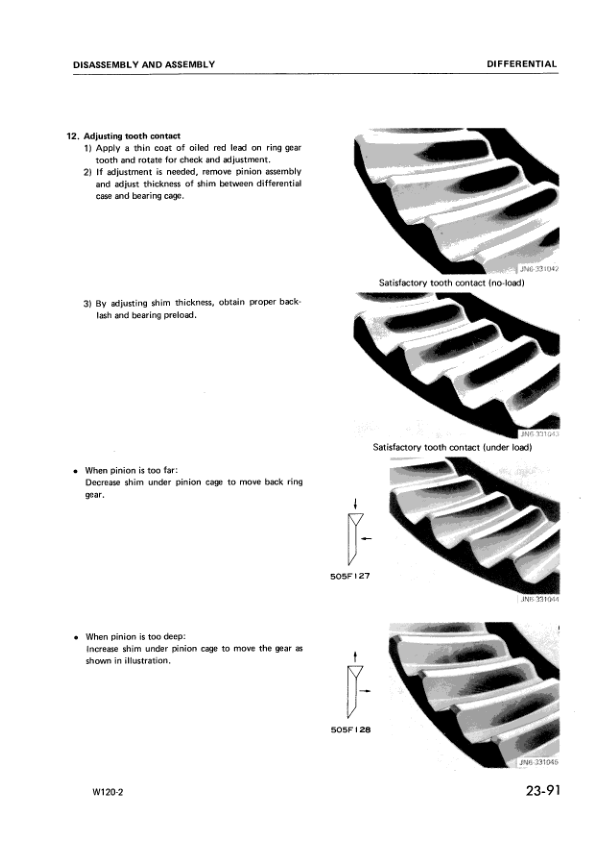 Komatsu W120-2 Wheel Loader Workshop Manual SN11001 and UP - Image 5