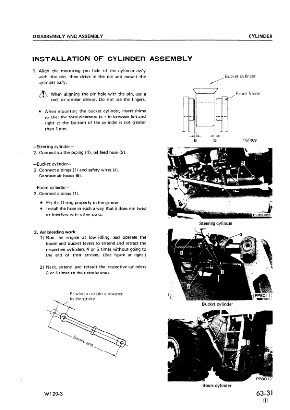 Komatsu W120-3 Wheel Loader Workshop Manual SN 50001 and UP - Image 8
