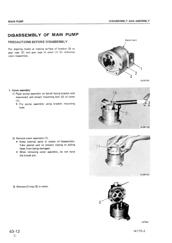 Komatsu W170-2 Wheel Loader Workshop Manual SN 60001 and UP - Image 10