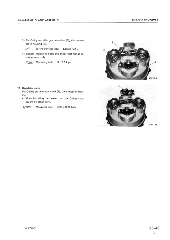 Komatsu W170-2 Wheel Loader Workshop Manual SN 60001 and UP - Image 6