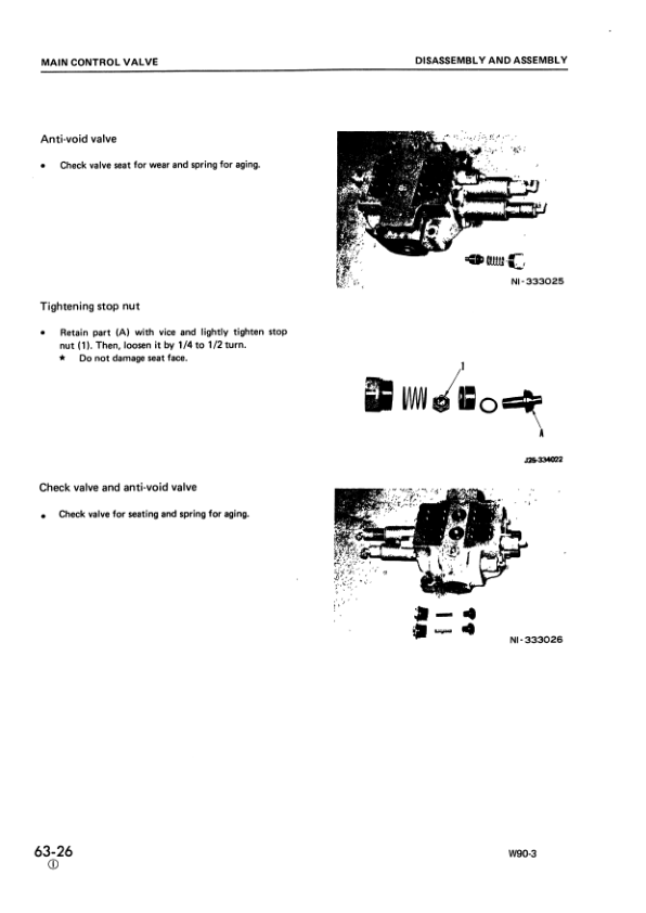 Komatsu W90-3 Wheel Loader Workshop Manual SN 70001 and UP - Image 9