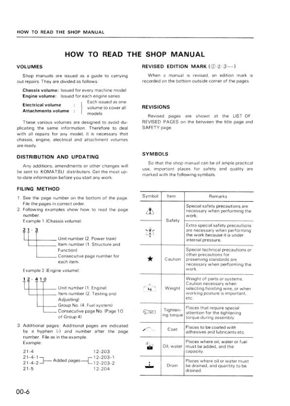 Komatsu WA100-1 Wheel Loader Workshop Manual SN 10001 and UP - Image 3