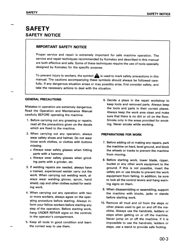 Komatsu WA120-3 EU Spec Wheel Loader Workshop Manual SN 53001 and UP - Image 4
