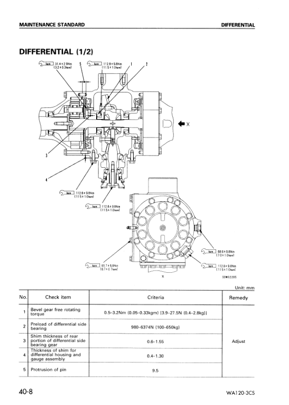 Komatsu WA120-3CS Avance Wheel Loader Workshop Manual SN 10004 and UP - Image 18