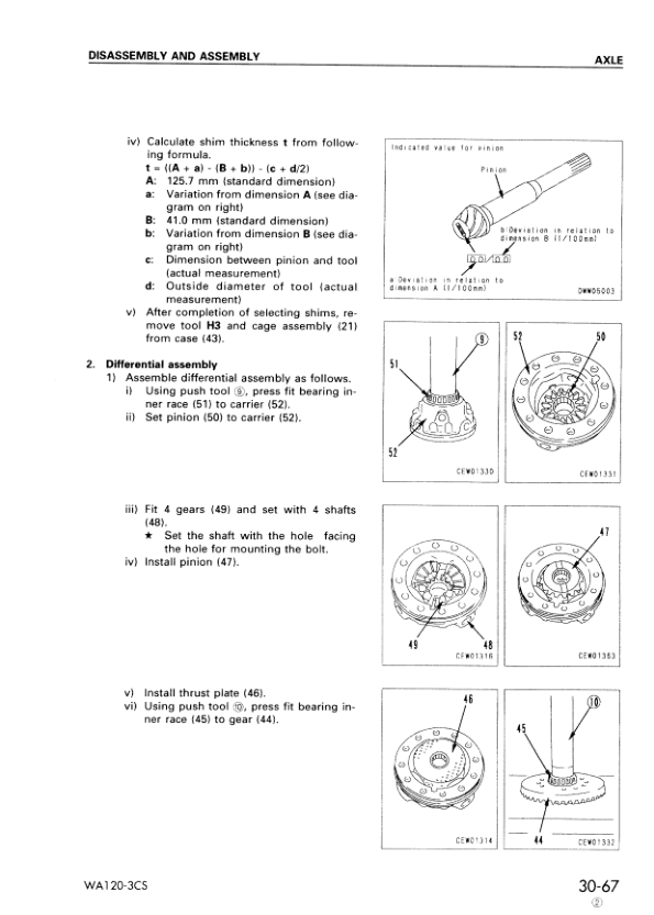 Komatsu WA120-3CS Avance Wheel Loader Workshop Manual SN 10004 and UP - Image 16