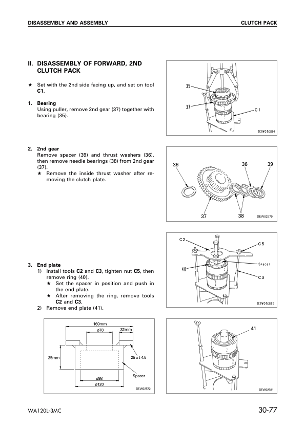 Komatsu WA120L-3MC Wheel Loader Workshop Manual SN 54104 and UP - Image 12