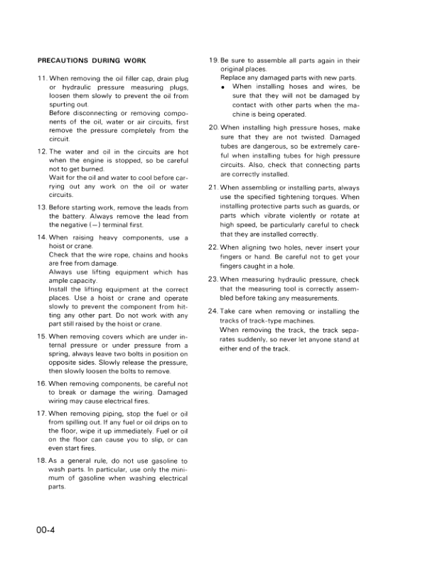 Komatsu WA180-1 Wheel Loader Workshop Manual SN 10001 and UP SEBMU4170105 - Image 9
