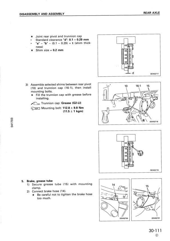 Komatsu WA180-3 Avance Wheel Loader Workshop Manual SN 50001 and UP - Image 15
