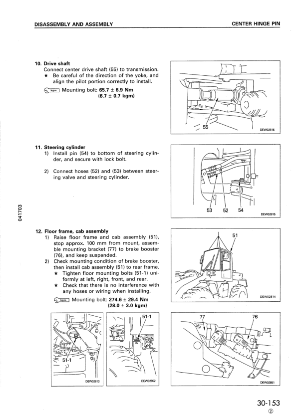 Komatsu WA180-3 Avance Wheel Loader Workshop Manual SN 50001 and UP - Image 16