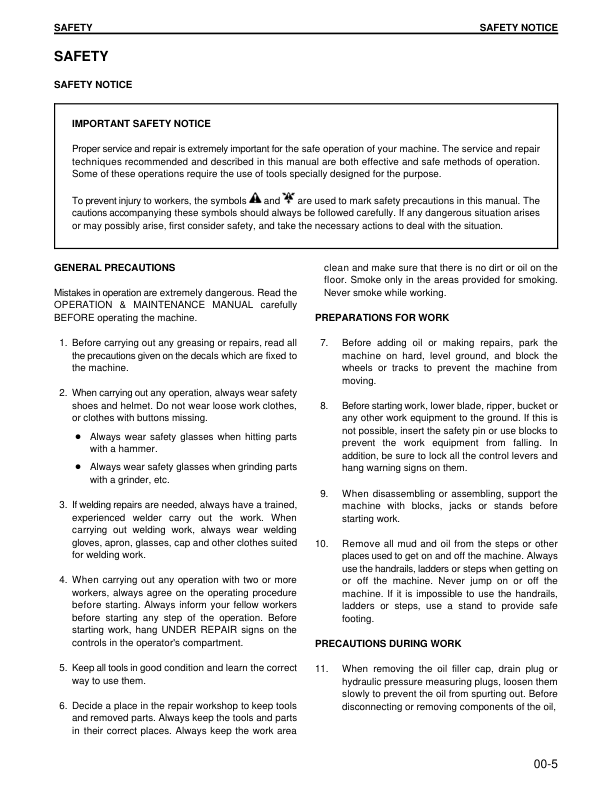 Komatsu WA180-3 WA180L-3 Wheel Loader Workshop Manual SN A80001 54001 and UP - Image 19