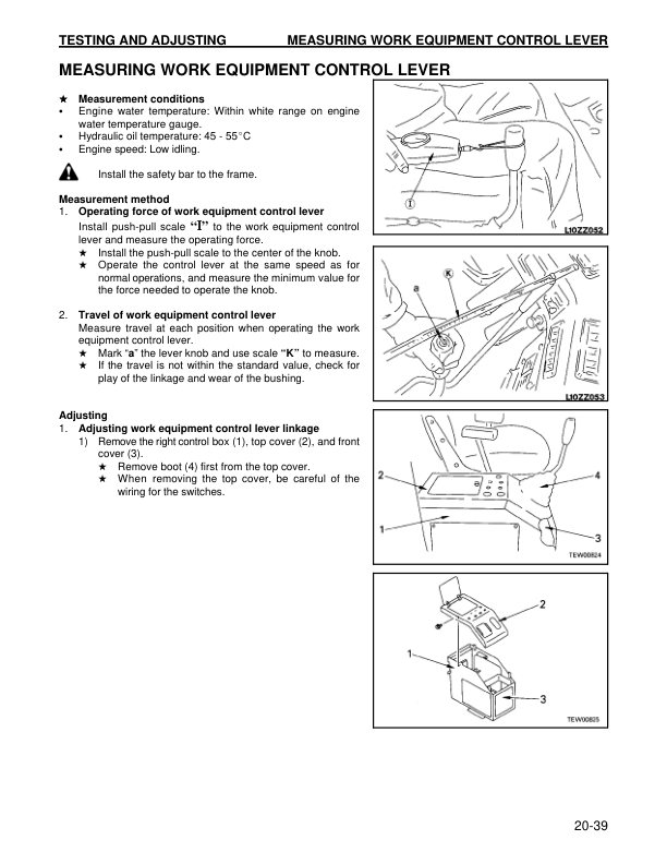 Komatsu WA180- WA180L-3 Wheel Loader Workshop Manual SN A80001 54001 and UP - Image 12