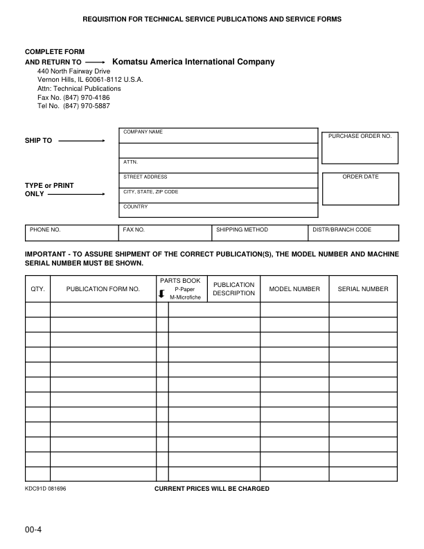 Komatsu WA180- WA180L-3 Wheel Loader Workshop Manual SN A80001 54001 and UP - Image 9
