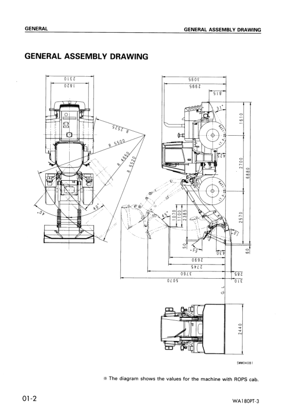 Komatsu WA180PT-3 Wheel Loader Workshop Manual SN 50001 and UP - Image 4