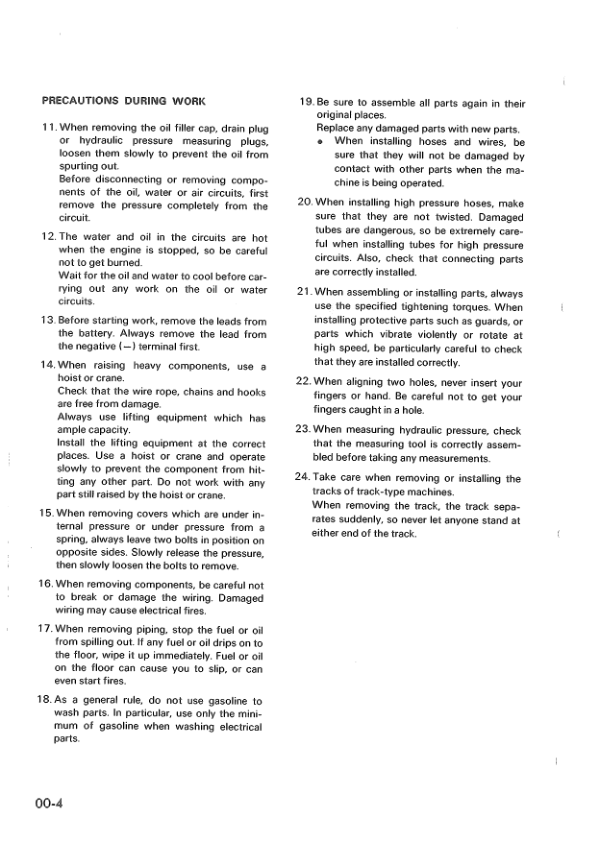 Komatsu WA200-1 WA250-1 Wheel Loader Workshop Manual SN 10001 and UP - Image 9
